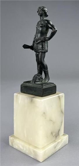 Small Bronze of David with the Head of Goliath - Andrea del Verrocchio