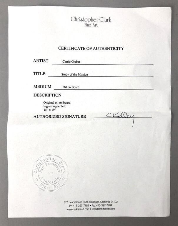 Artwork by Carrie Graber, The Mission, Made of Oil Painting On Stretched Canvas