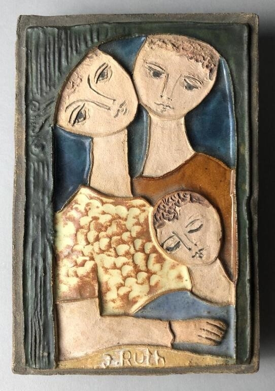 Ruth Faktorowicz | Bas-Relief Wall Tile (Early 2010s) | MutualArt