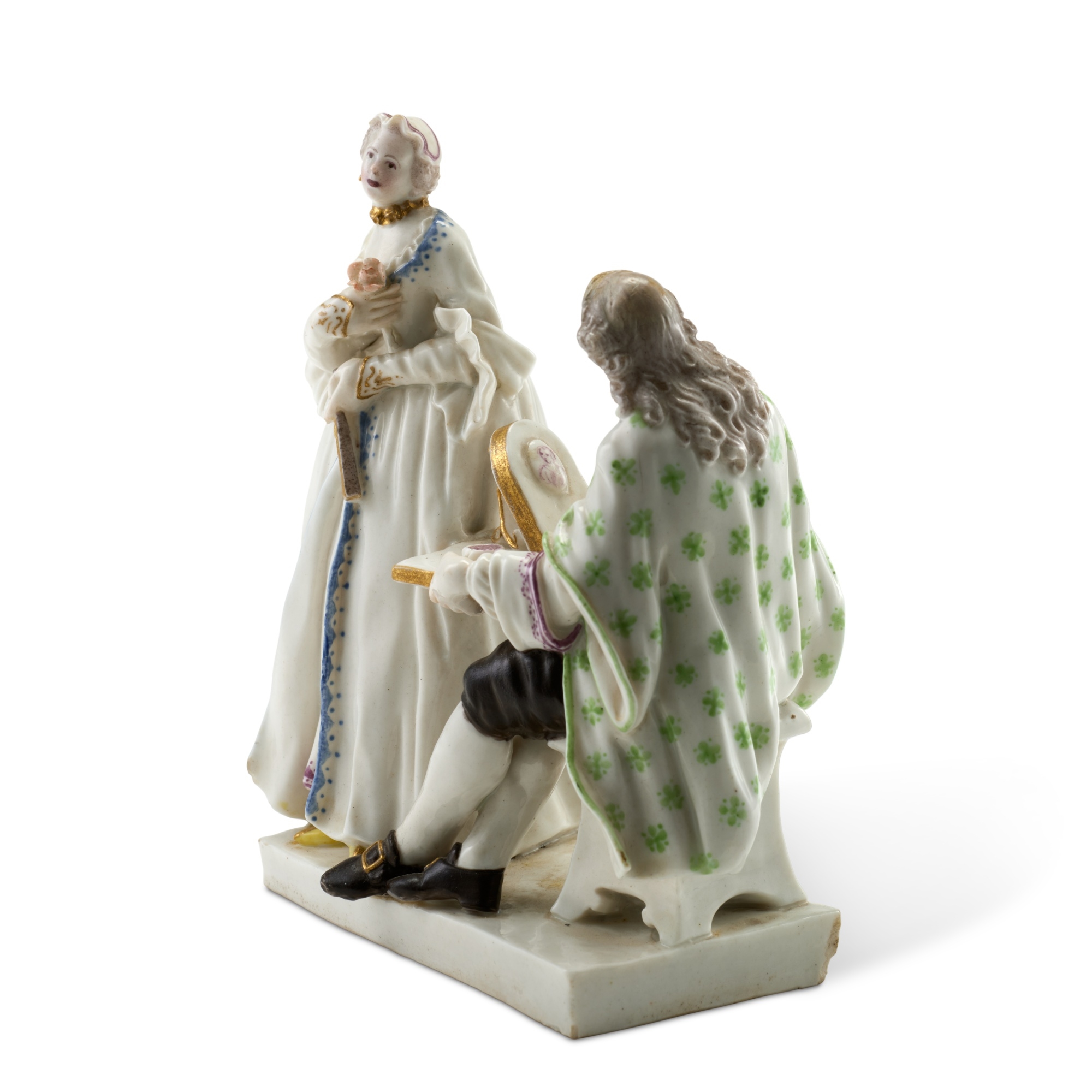 Giuseppe Gricci | A Capodimonte porcelain group of an artist and model ...
