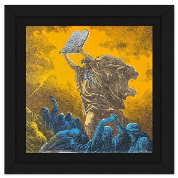 Steve Kaufman | Moses & the Ten Commandments | MutualArt