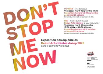Don’t stop me now - Galerie RDV