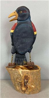 Black Crow Sculpture - Robert Sprengelmeyer