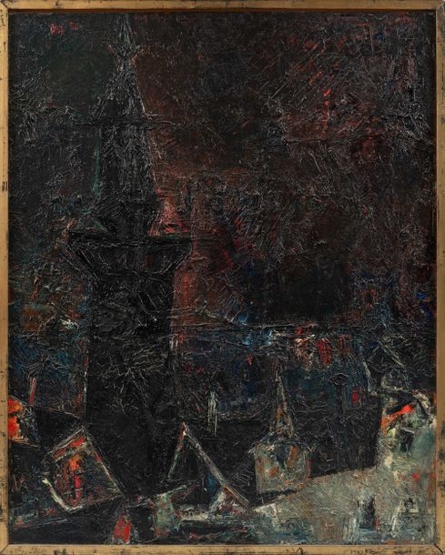 Syed Haider Raza | Church (1956) | MutualArt