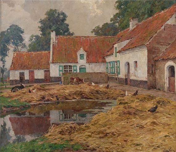 Cour de ferme by Emmanuel Vierin