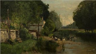 Vue prise à Montigny sur Loing - Alexandre Defaux