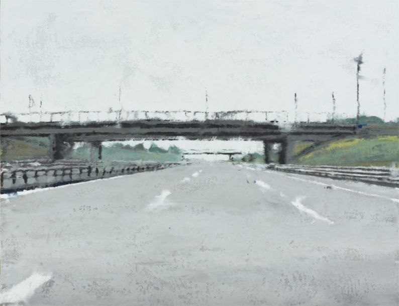 Artwork by Philippe Cognée, Untitled, Made of Mixed Media On Canvas Pasted On Wood