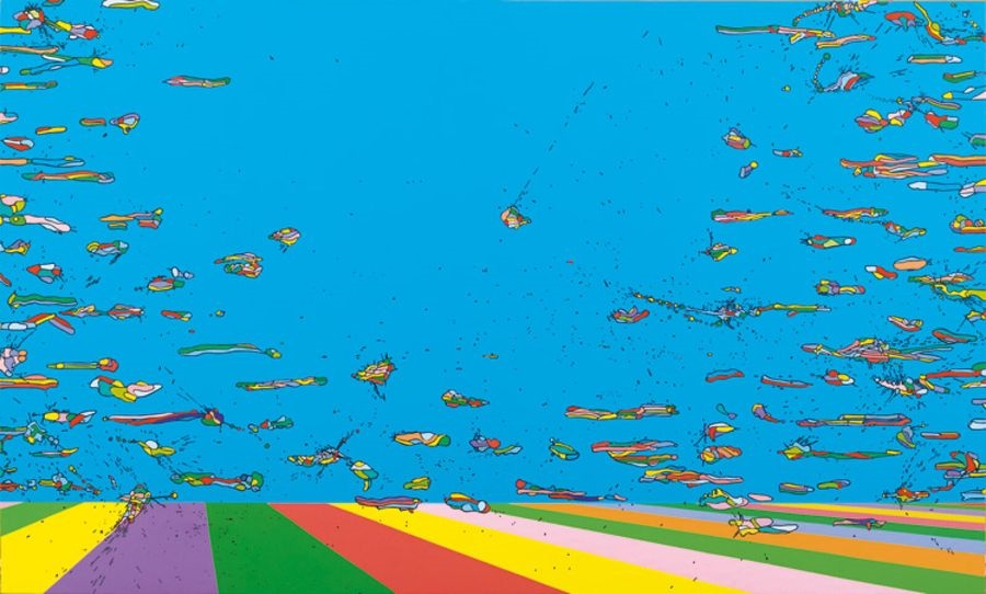 Artwork by Didier Mencoboni, Invaders X, Made of Acrylic