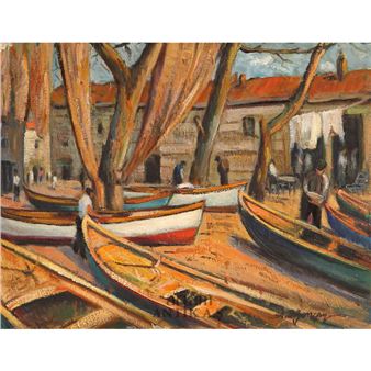 Figüratif Kompozisyon - Adil Dogancay