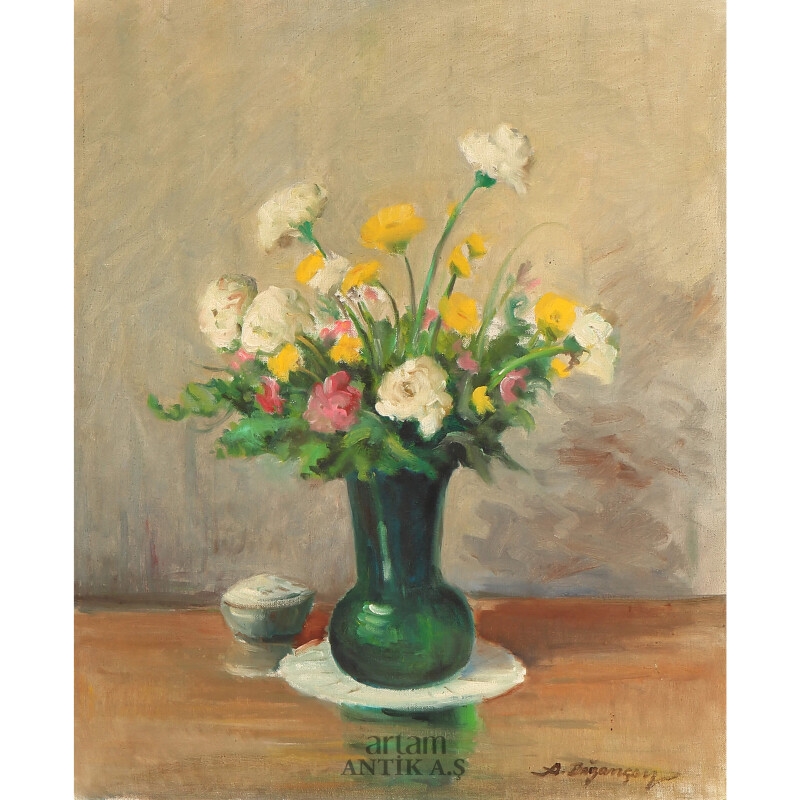 Artwork by Adil Dogancay, Natürmort, Made of ۲ğıǲⲹ