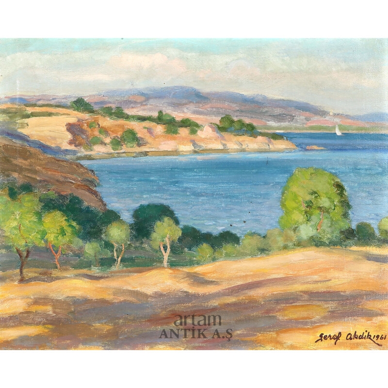 Artwork by Şeref Akdik, Peyzaj, Made of ۲ğıǲⲹ