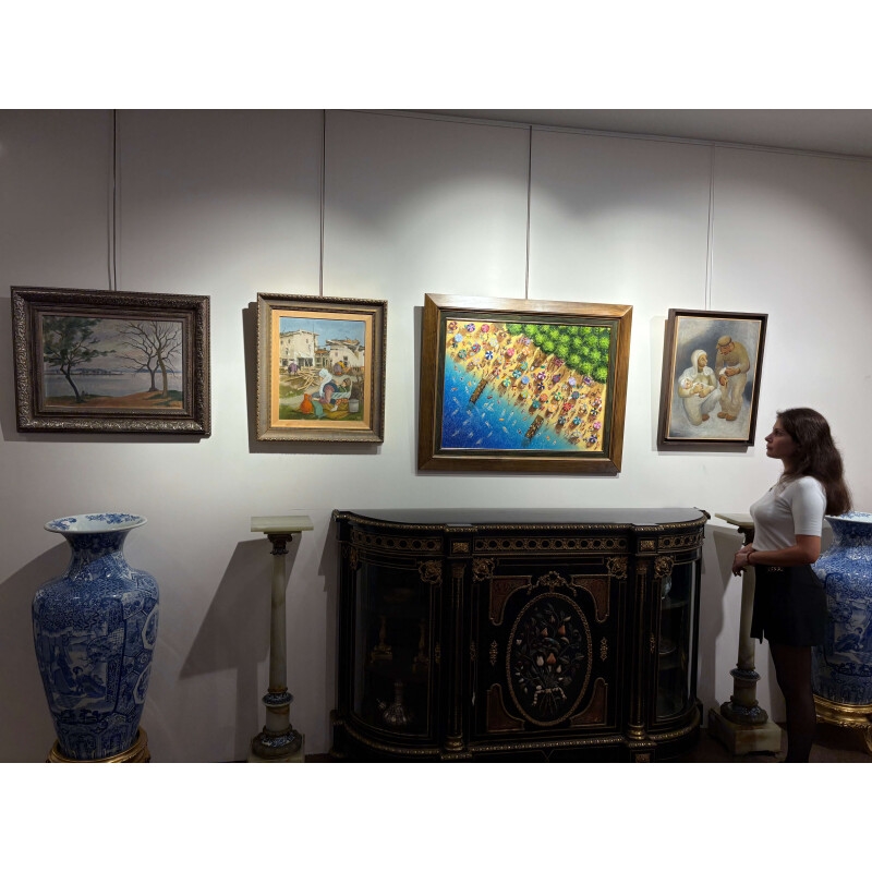 Artwork by Şeref Akdik, Peyzaj, Made of Duralit Üzerine ۲ğıǲⲹ