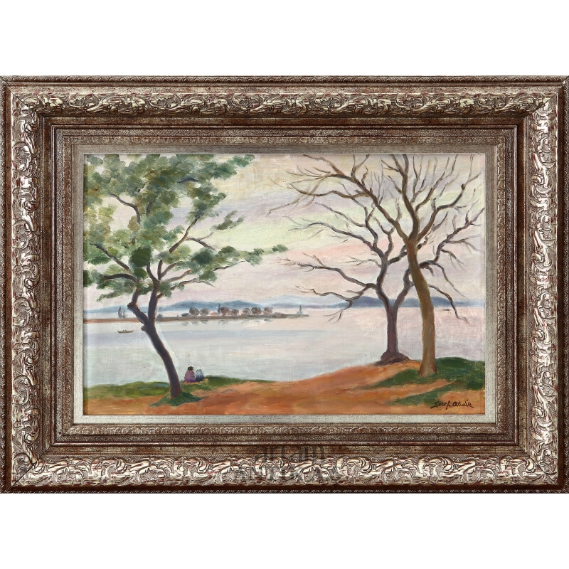 Artwork by Şeref Akdik, Peyzaj, Made of Duralit Üzerine ۲ğıǲⲹ