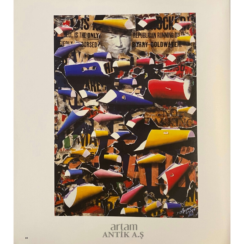 Artwork by Burhan Doğançay, Barry Goldwater, Made of Kolaj, Akrilik Ve Fümaj