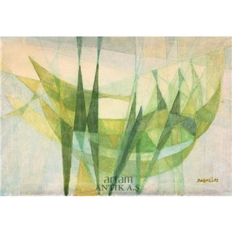 Soyut Kompozisyon - Ferruh Başağa