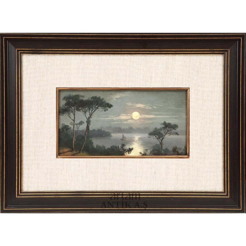 Artwork by Hoca Ali Rıza, Peyzaj, Made of ۲ğıǲⲹ