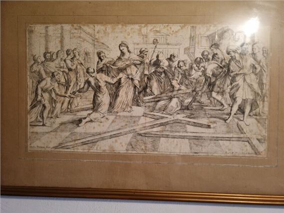 L'invention de la Vraie Croix par sainte Hélène by Jacopo Tintoretto, XVIIIème siècle