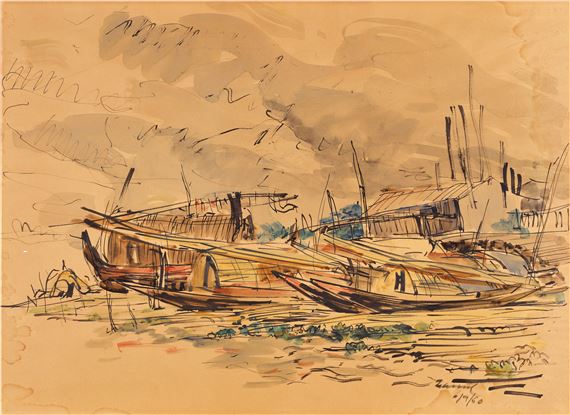 Untitled by Zainul Abedin, Executed in 1960