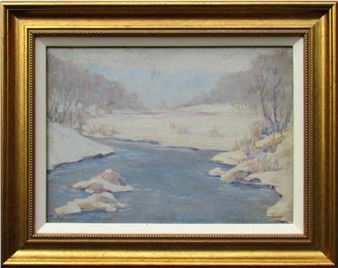 Winter River - Frank Drummond Allison