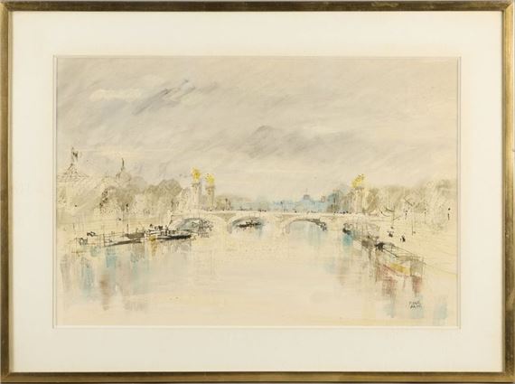 View of the Alexandre III Bridge in Paris - Pierre Pages