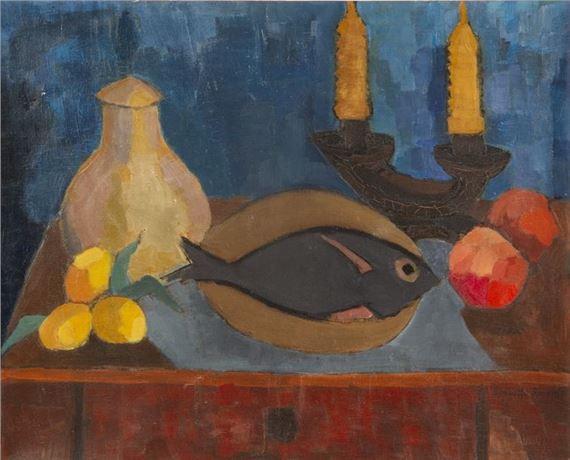 Still life with fish - Isabelle Rouault
