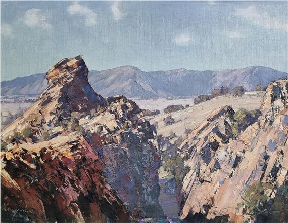 MacDonald Ranges and Desert Country, Alice Springs - Alan Robert Colquhoun Grieve