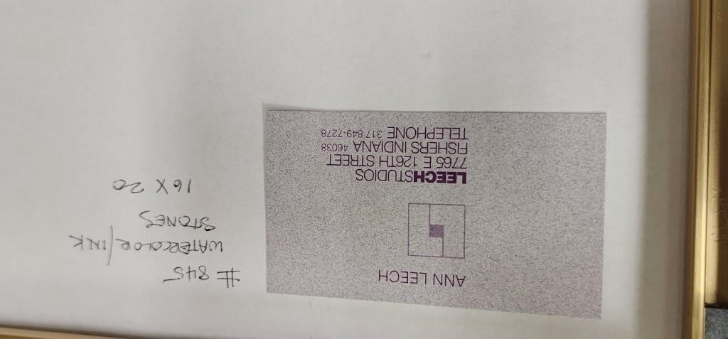 Artwork by Ann Leech, Blue Evening, Made of Mixmed