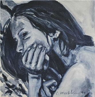 Saturday Morning, Blue - Caroline M Mecklin