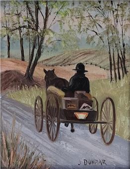 Amish Buggy - Jerry A Dunbar