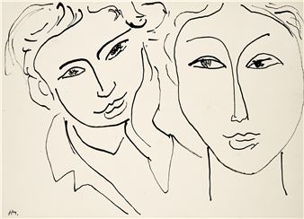 Deux têtes - Henri Matisse