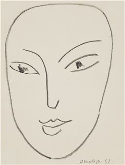 Visage (Katia - Henri Matisse