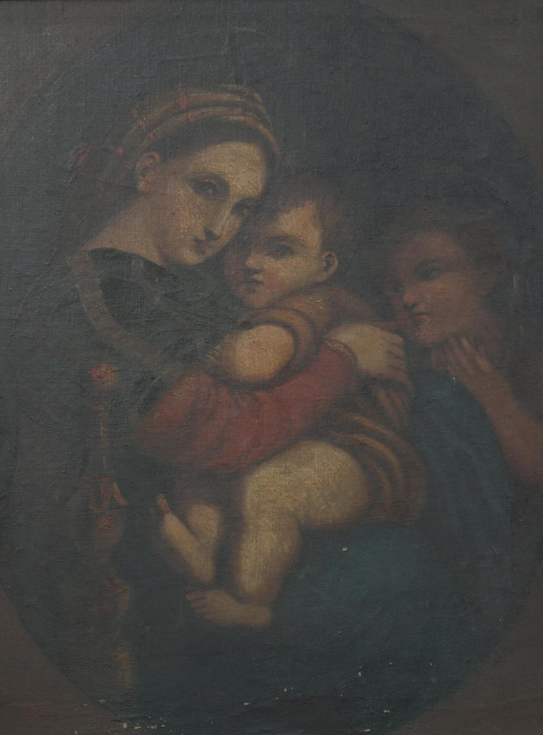 Raphaël Raffel | The Madonna della seggiola (19th Century) | MutualArt
