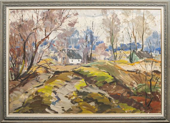 Landscap by Harijs Veldre, 1960