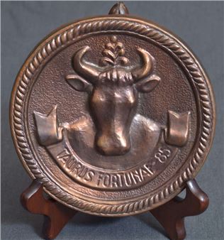 Wall decor "Taurus fortunae - 85 - Antons Mednis