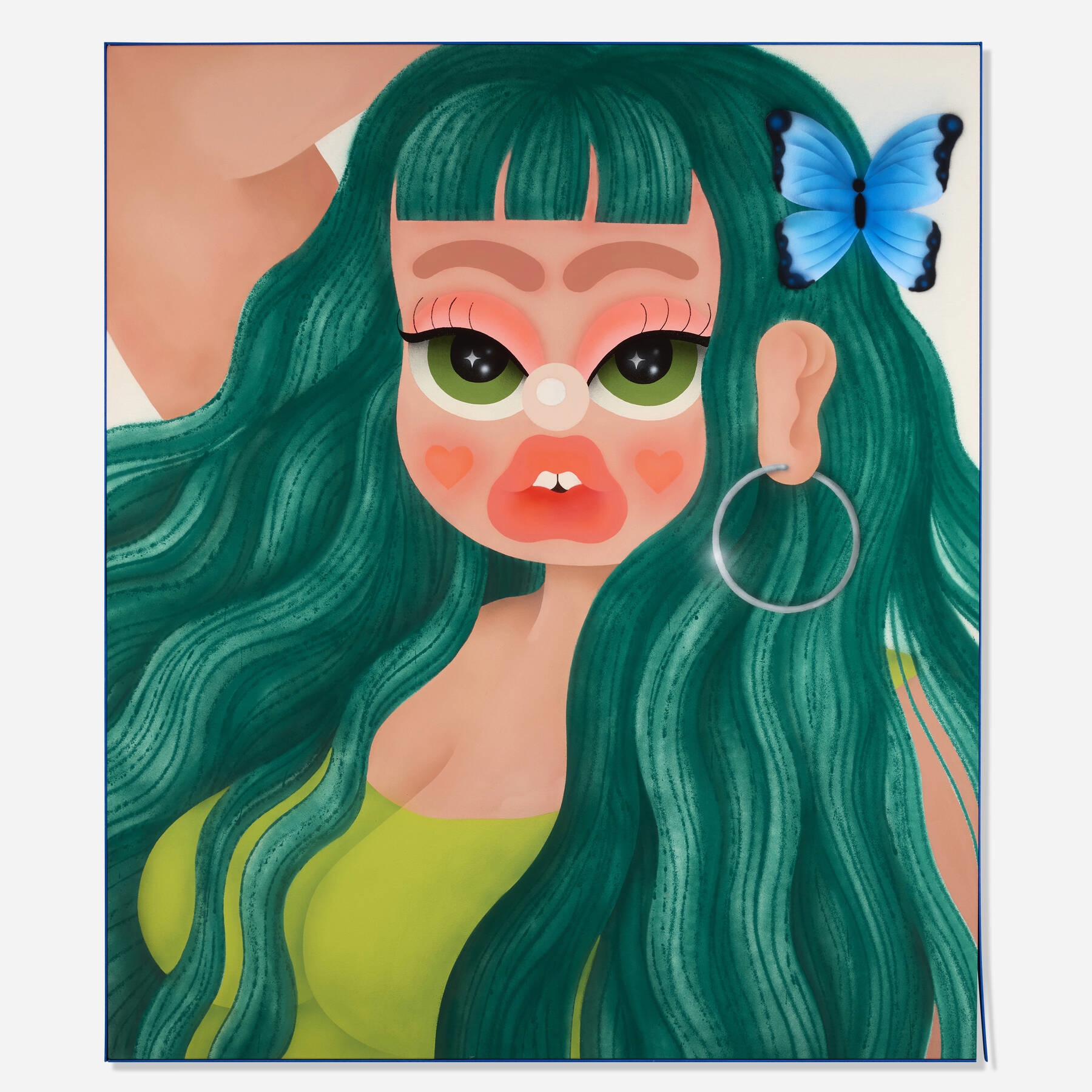 Artwork by Fátima de Juan, Sunday Sunday, Made of Acrylic And Spray Paint On Canvas