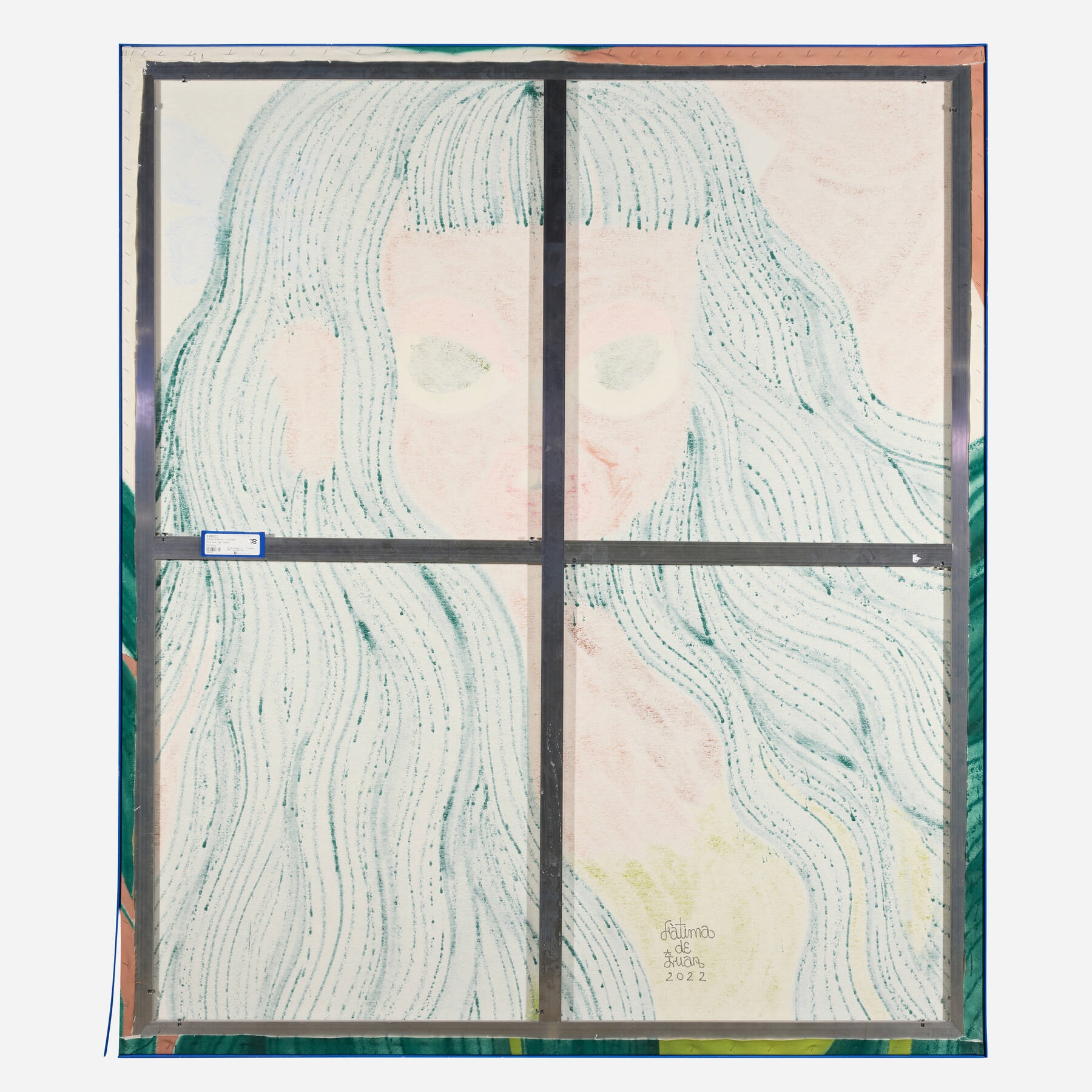 Artwork by Fátima de Juan, Sunday Sunday, Made of Acrylic And Spray Paint On Canvas