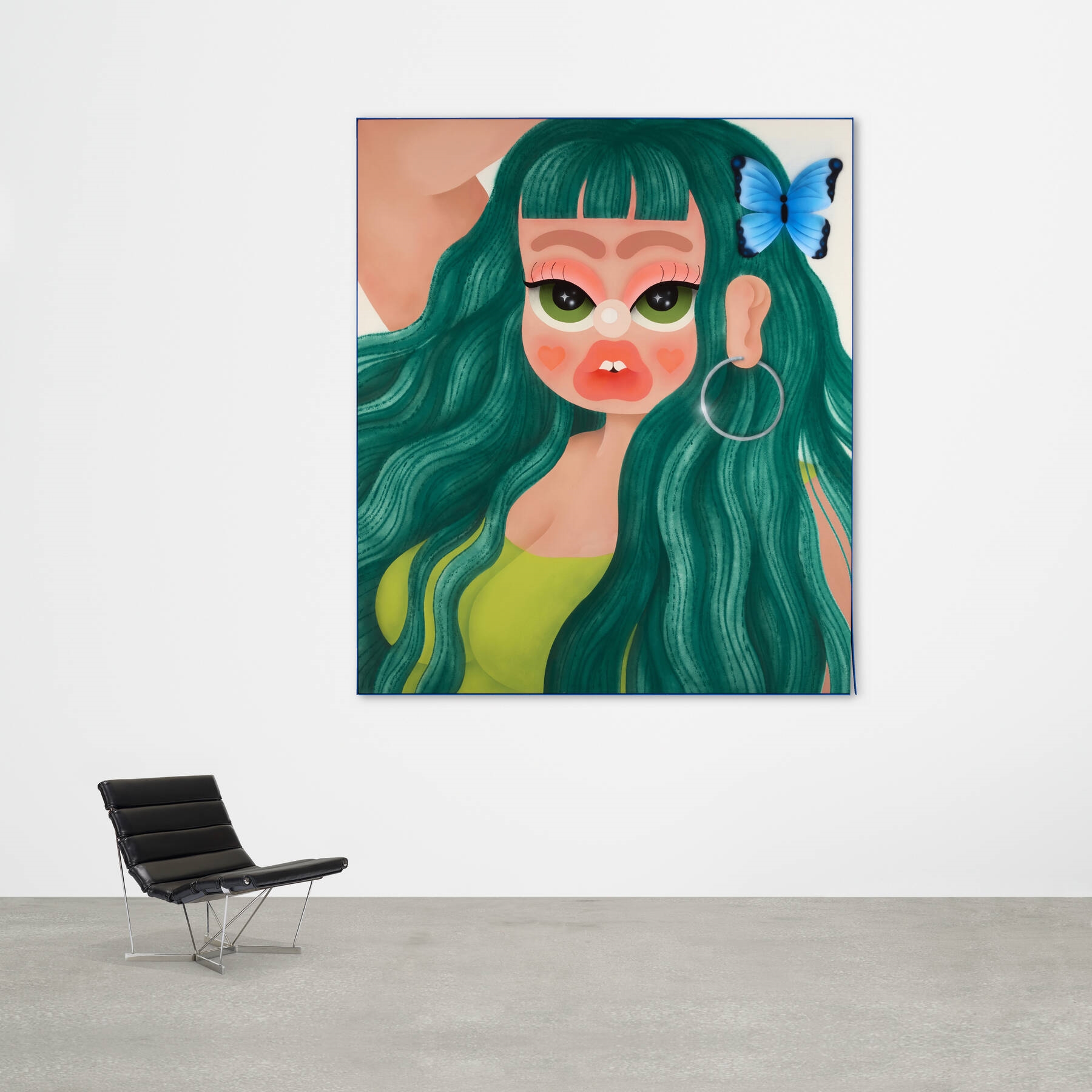 Artwork by Fátima de Juan, Sunday Sunday, Made of Acrylic And Spray Paint On Canvas