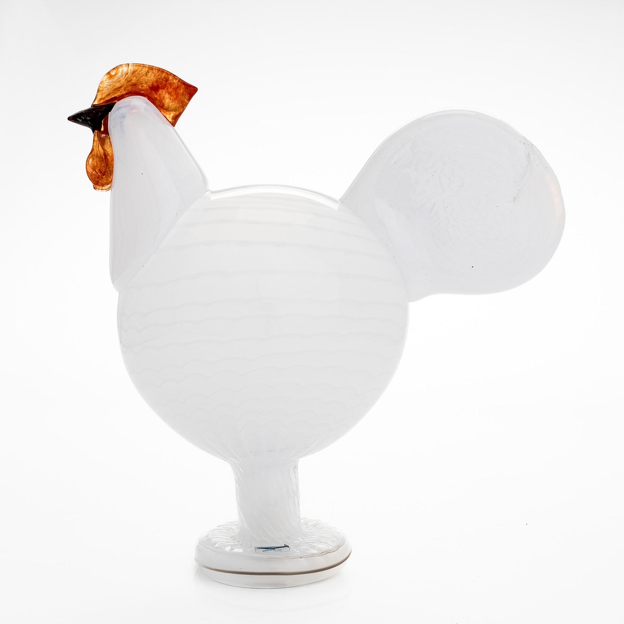 Artwork by Oiva Toikka, Kieku glass bird, Made of Glass