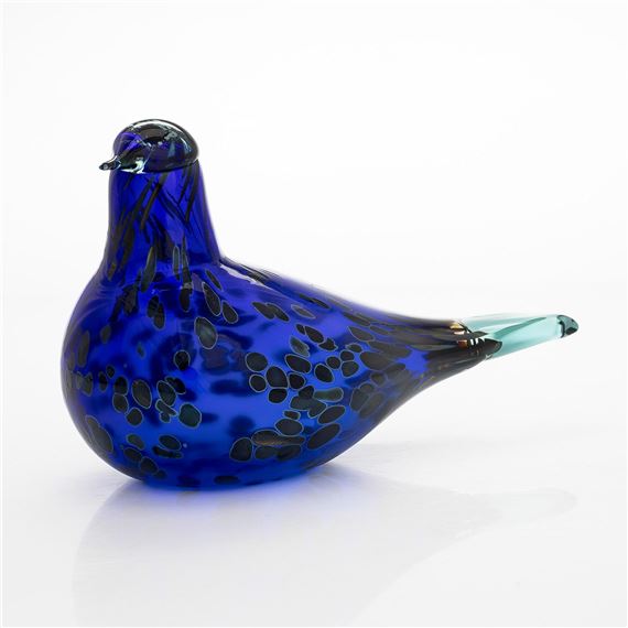 Sinikki glass bird by Oiva Toikka, 2002