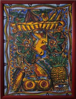 La femme aux fruits - Claudio Rojas