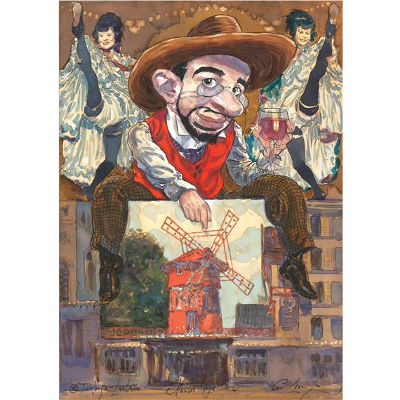 Toulouse Lautrec et le moulin rouge by Gradimir Smudja