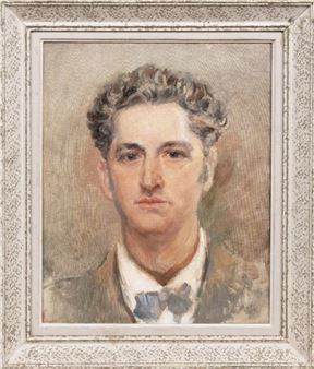 Portrait of a Gentleman in a Bow Tie - Augustus Edwin John