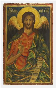Saint Jean Baptiste - Russian School, 19th Century