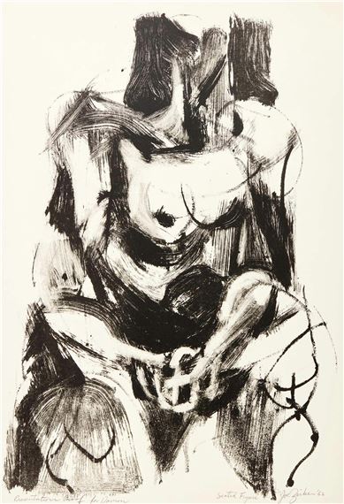 Seated Figure by Joseph Zirker, 1962