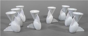 MEMPHIS edition 1990 Series of eight coffee cups - Matteo Thun