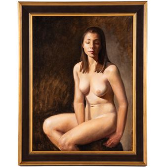 Seated Female Nude - Matt Zoll