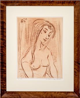 Portrait Bust Of A Nude - Etienne Ret