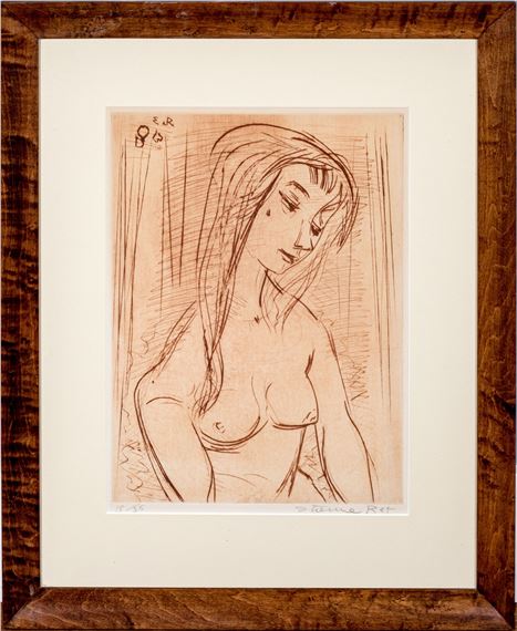 Portrait Bust Of A Nude - Etienne Ret