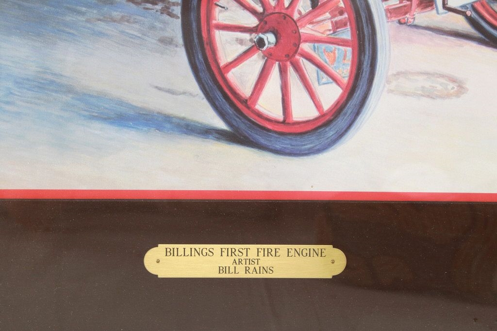 William Rains | Billings First Fire Engine (1980s - 1990s) | MutualArt
