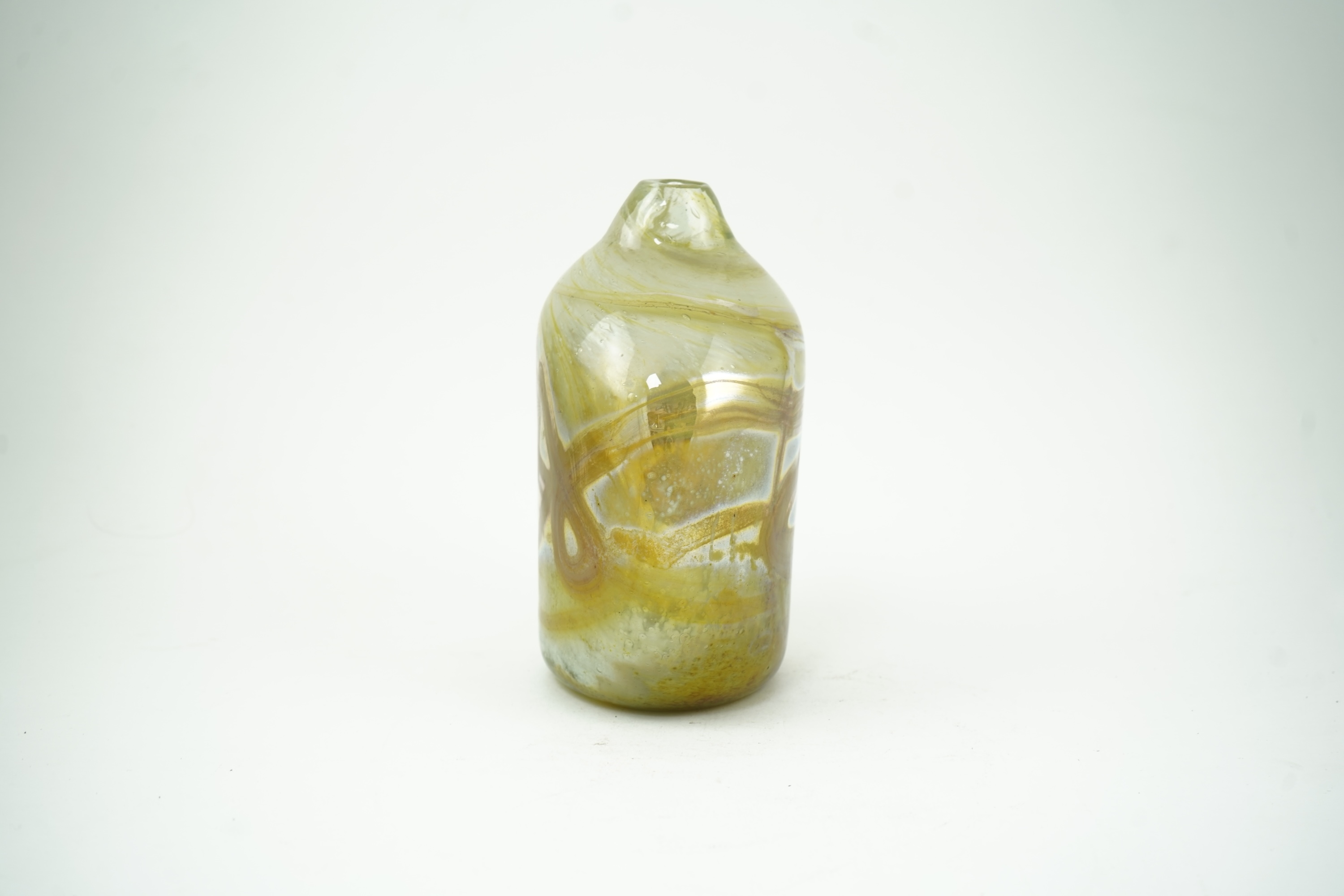 Artwork by Samuel J. Herman, A freeform studio glass bottle vase, Made of Glass